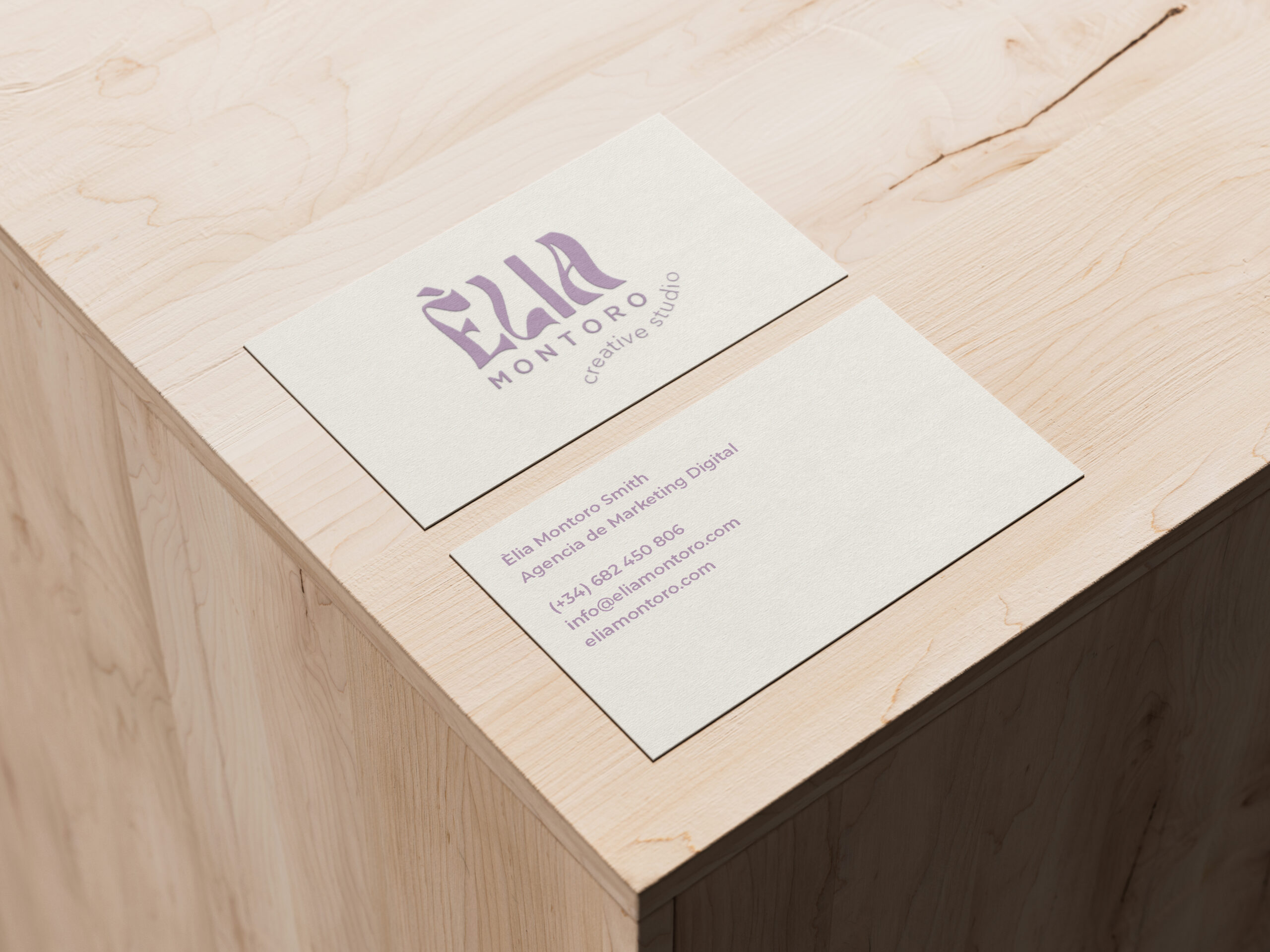 Elia Montoro Creative Studio Business Card scaled